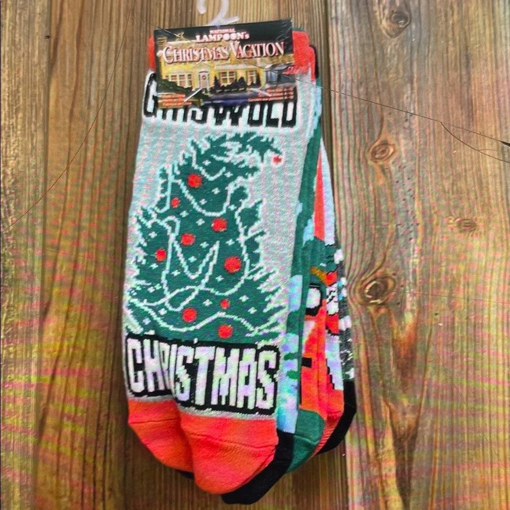 Christmas Vacation 5 Pack Low Cut Socks